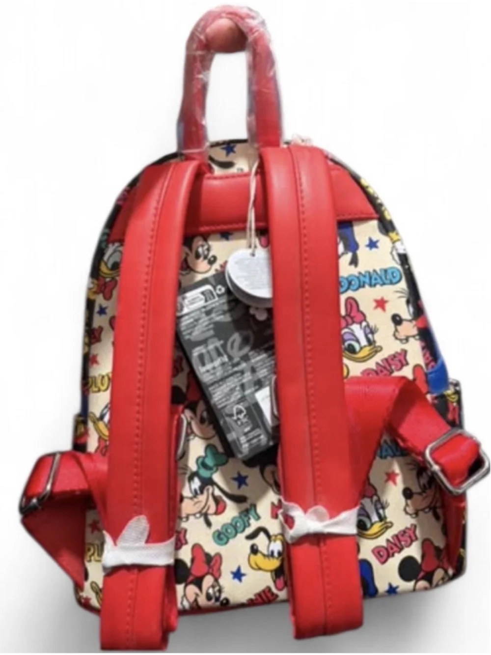 Loungefly Disney Mickey and Friends Classic Ear Holder Mini Backpack Combo NWT